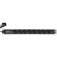 Блок розеток 19" Kiper Power, 8 розеток Schuko, 16А, кабель питания 2м с вилкой IEC C20 Блок розеток 19" Kiper Power, 8 розеток Schuko, 16А, кабель питания 2м с вилкой IEC C20