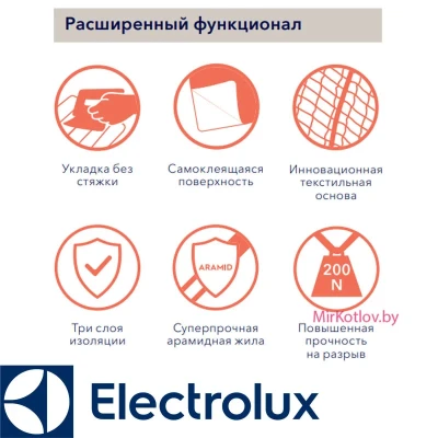 Комплект теплого пола (мат) Electrolux EEFM 2-150-7 м² Комплект теплого пола (мат) Electrolux EEFM 2-150-7 м²