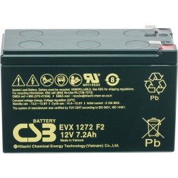 Аккумуляторная батарея CSB EVX 1272 F2 12V/7.2Ah