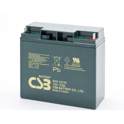 Аккумуляторная батарея CSB EVX 12170 12V/17Ah - гарантия до 5 лет фото 1 Аккумуляторная батарея CSB EVX 12170 12V/17Ah фото 1