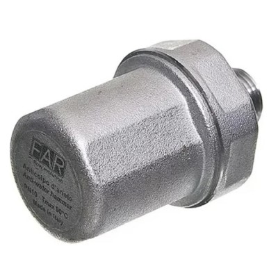 Компенсатор гидроудара FAR FA 2895 12 НР 1/2", хромированный Компенсатор гидроудара FAR FA 2895 12 НР 1/2", хромированный