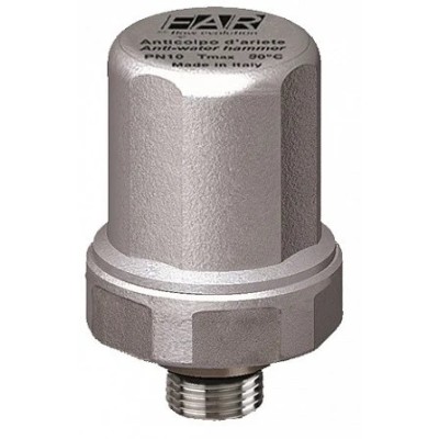 Компенсатор гидроудара FAR FA 2895 12 НР 1/2", хромированный Компенсатор гидроудара FAR FA 2895 12 НР 1/2", хромированный