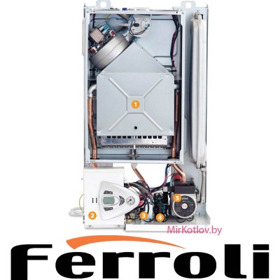 Газовый котел Ferroli Vitabel F13 (двухконтурный котел, закрытая камера)