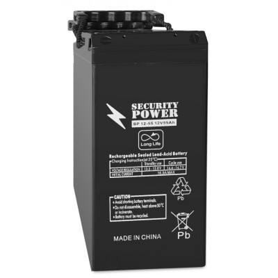 Купить Аккумуляторная батарея Security Power FT 12-55 12V/55Ah в магазине Mirkotlov.by (Мир Котлов) - отличное качество. Купить Аккумуляторная батарея Security Power FT 12-55 12V/55Ah