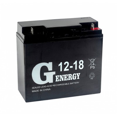 Купить Аккумуляторная батарея G-energy 12-18 в магазине Mirkotlov.by (Мир Котлов) - отличное качество. Купить Аккумуляторная батарея G-energy 12-18
