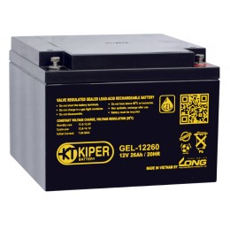 Аккумуляторная батарея гелевая Kiper GEL-12260 12V/26Ah