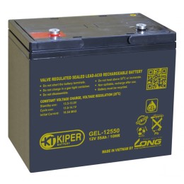 Аккумуляторная батарея гелевая Kiper GEL-12550 12V/55Ah Аккумуляторная батарея гелевая Kiper GEL-12550 12V/55Ah