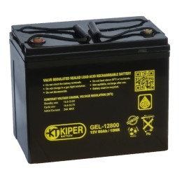 Аккумуляторная батарея гелевая Kiper GEL-12800 12V/80Ah Аккумуляторная батарея гелевая Kiper GEL-12800 12V/80Ah