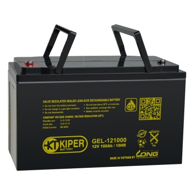 Аккумуляторная батарея гелевая Kiper GEL-121000 12V/100Ah фото 1
