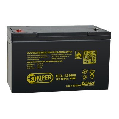 Купить Аккумуляторная батарея гелевая Kiper GEL-121000 12V/100Ah 