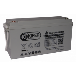 Аккумуляторная батарея гелевая Kiper GEL-121500 12V/150Ah