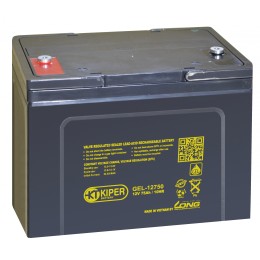 Аккумуляторная батарея гелевая Kiper GEL-12750 12V/75Ah