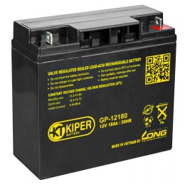 Аккумуляторная батарея Kiper GP-12180 12V/18Ah