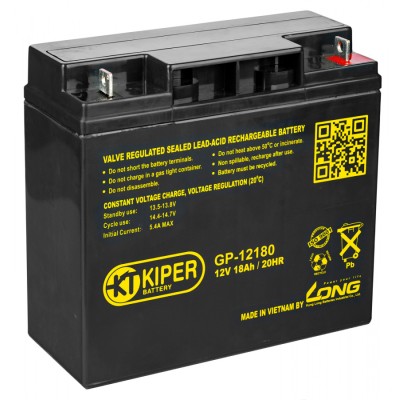 Купить Аккумуляторная батарея Kiper GP-12180 12V/18Ah 
