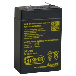 Аккумуляторная батарея Kiper GP-628 F1 6V/2.8Ah
