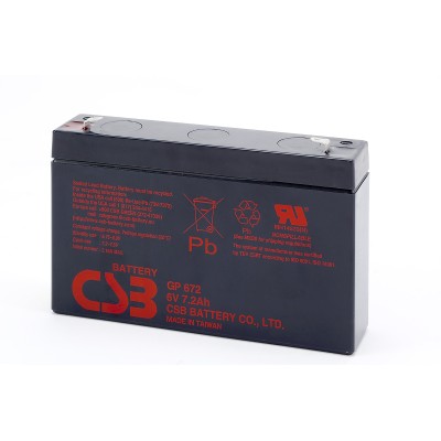 Аккумуляторная батарея CSB GP 672 F1 6V/7.2Ah (8.4Ah) фото 1