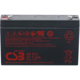 Аккумуляторная батарея CSB GP 672 F1 6V/7.2Ah (8.4Ah) Аккумуляторная батарея CSB GP 672 F1 6V/7.2Ah (8.4Ah)