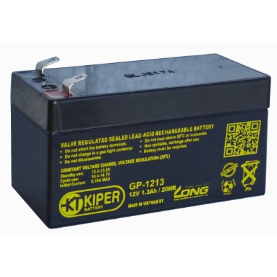 Купить Аккумуляторная батарея Kiper GP-1213 F1 12V/1.3Ah 