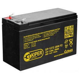 Аккумуляторная батарея Kiper GP-1272 28W F2 12V/7.2Ah