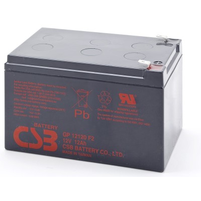 Аккумуляторная батарея CSB GP 12120 F2 12V/12Ah - гарантия до 5 лет фото 1 Аккумуляторная батарея CSB GP 12120 F2 12V/12Ah фото 1