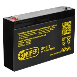 Аккумуляторная батарея Kiper GP-672 F1 6V/7.2Ah