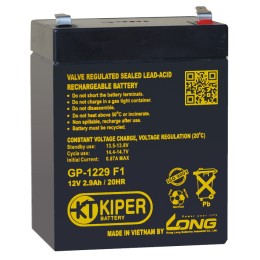 Аккумуляторная батарея Kiper GP-1229 F1 12V/2.9Ah
