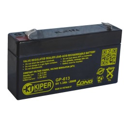 Аккумуляторная батарея Kiper GP-613 F1 6V/1.3Ah