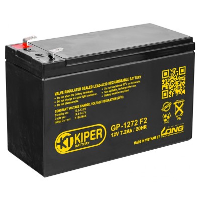 Купить Аккумуляторная батарея Kiper GP-1272 F2 12V/7.2Ah 