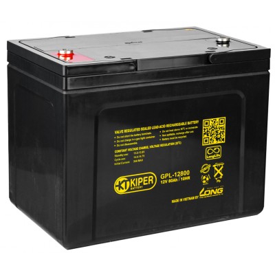 Купить Аккумуляторная батарея Kiper GPL-12800 12V/80Ah 