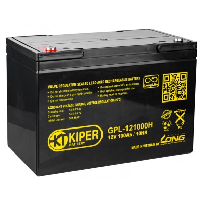 Купить Аккумуляторная батарея Kiper GPL-121000H 12V/100Ah 