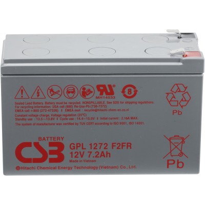Купить Аккумуляторная батарея CSB GPL 1272 F2 FR 12V/7.2Ah 