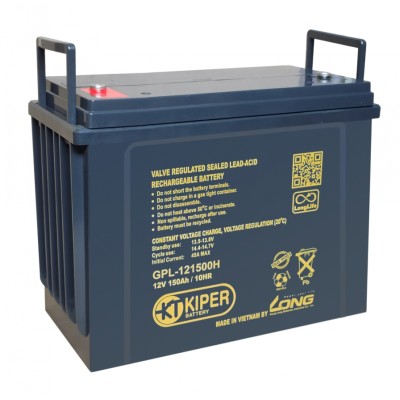 Купить Аккумуляторная батарея Kiper GPL-121500H 12V/150Ah в магазине Mirkotlov.by (Мир Котлов) - отличное качество. Купить Аккумуляторная батарея Kiper GPL-121500H 12V/150Ah