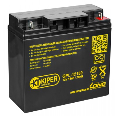 Купить Аккумуляторная батарея Kiper GPL-12180 12V/18Ah 