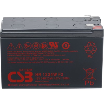 Купить Аккумуляторная батарея CSB HR 1234W F2 12V/9Ah 