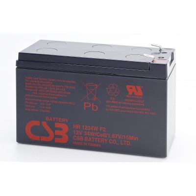 Аккумуляторная батарея CSB HR 1234W F2 12V/9Ah фото 1