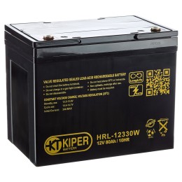 Аккумуляторная батарея Kiper HRL-12330W 12V/80Ah