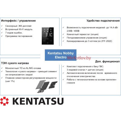 Котел электрический KENTATSU NOBBY ELECTRO KBQ-11 (11 кВт)