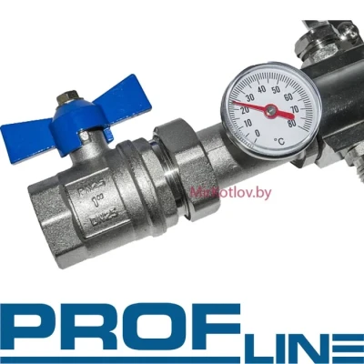 Гребенка (Коллектор) водяного теплого пола PROFLine XF 20135-2 выхода Гребенка (Коллектор) водяного теплого пола PROFLine XF 20135-2 выхода