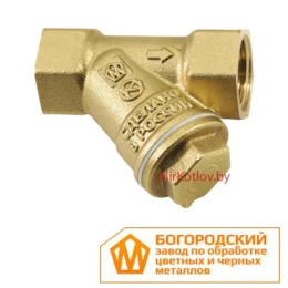 Фильтр косой латунный 1" (Богородский завод)