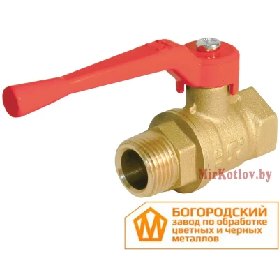 Кран латунный БАЗ ВН-НАР 3/4" (ДУ-20) рычаг Кран латунный БАЗ ВН-НАР 3/4" (ДУ-20) рычаг