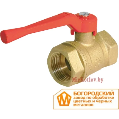 Кран латунный БАЗ ВН-ВН 3/4" (ДУ-20) рычаг