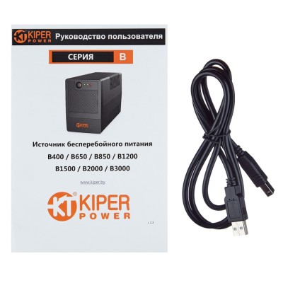 ИБП Kiper Power B650 USB (650VA/360W) - гарантия до 5 лет фото 4 ИБП Kiper Power B650 USB (650VA/360W) фото 4