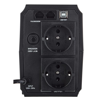 ИБП Kiper Power C650 USB (650VA/360W) - гарантия до 5 лет фото 3 ИБП Kiper Power C650 USB (650VA/360W) фото 3