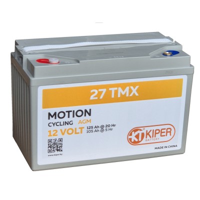 Купить Аккумуляторная батарея Kiper Motion 27TMX 12V125Ah 