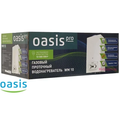 Газовая колонка Oasis Pro WM10 Газовая колонка Oasis Pro WM10