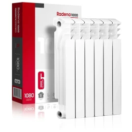 Радиатор биметаллический RADENA CS 1000 500/100 10 секц. Радиатор биметаллический RADENA CS 1000 500/100 10 секц.