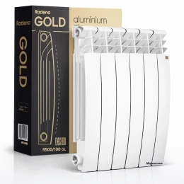 Радиатор алюминиевый RADENA R500/100 GL 8 секций Радиатор алюминиевый RADENA R500/100 GL 8 секций