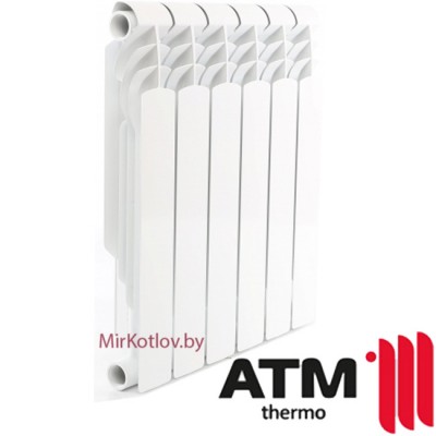 Биметаллический радиатор ATM Thermo Metallo 500/80 фото 2