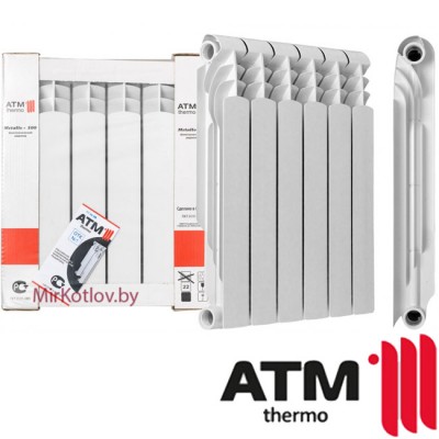 Биметаллический радиатор ATM Thermo Metallo 500/80 фото 1