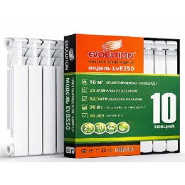 Биметаллический радиатор EVOLUTION EVB 350 (10 сек)